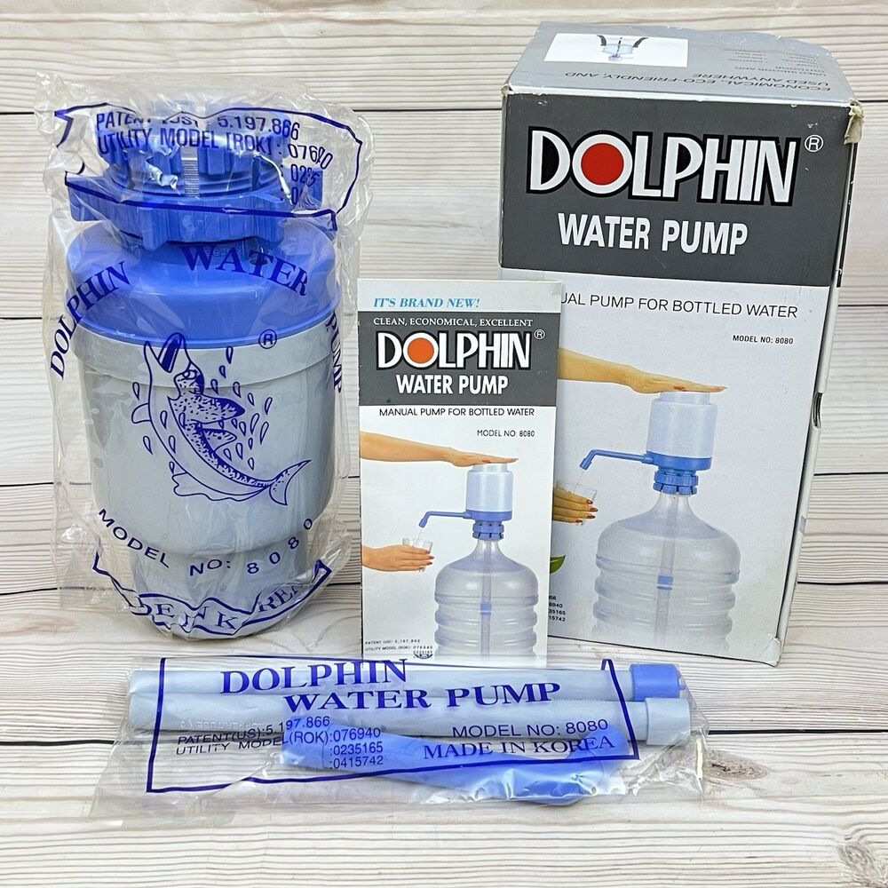 Dolphin Manual Water Pump 8080 Hand Press Dispenser for 3-5 Gallon Jug Bottle